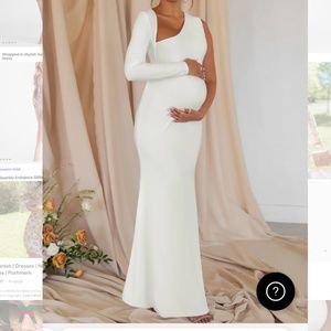 Club, London, maternity gown